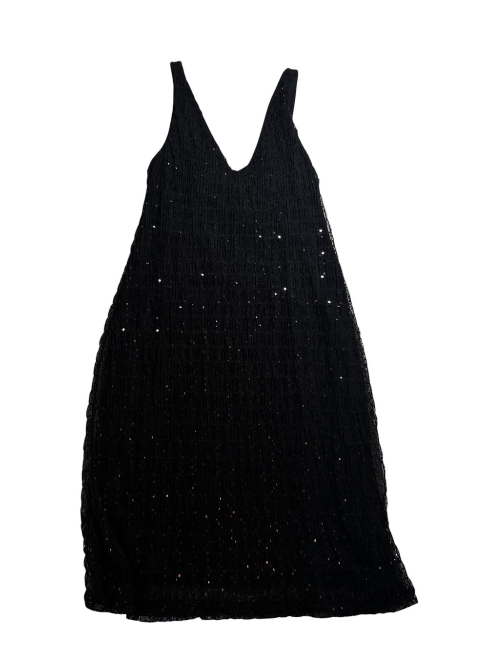 Ralph Lauren Black Sequin V-Neck mini Dress